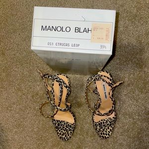 Manolo Blahnik Cheetah Print Heels
